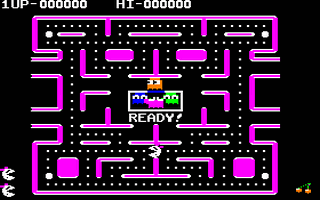 Ms. Pacman Title Screen